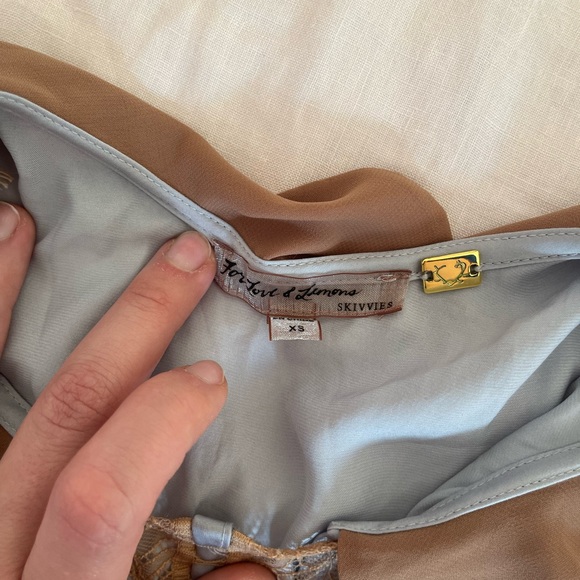 For Love & Lemons Skivvies silk nightgown - Picture 3 of 3